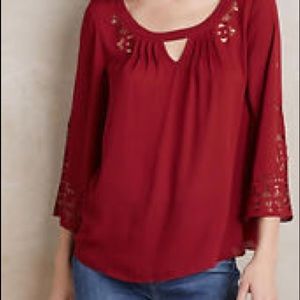Anthropology Maeve Teni cutout top (4P)